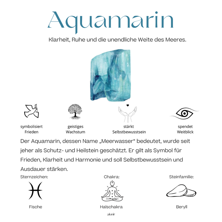 Anhänger Kalea Aquamarin