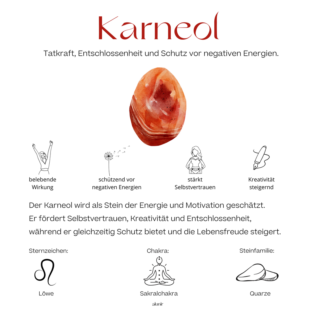 Armband Levi Karneol