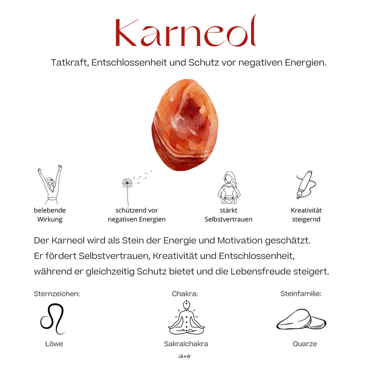 Armband Levi Karneol