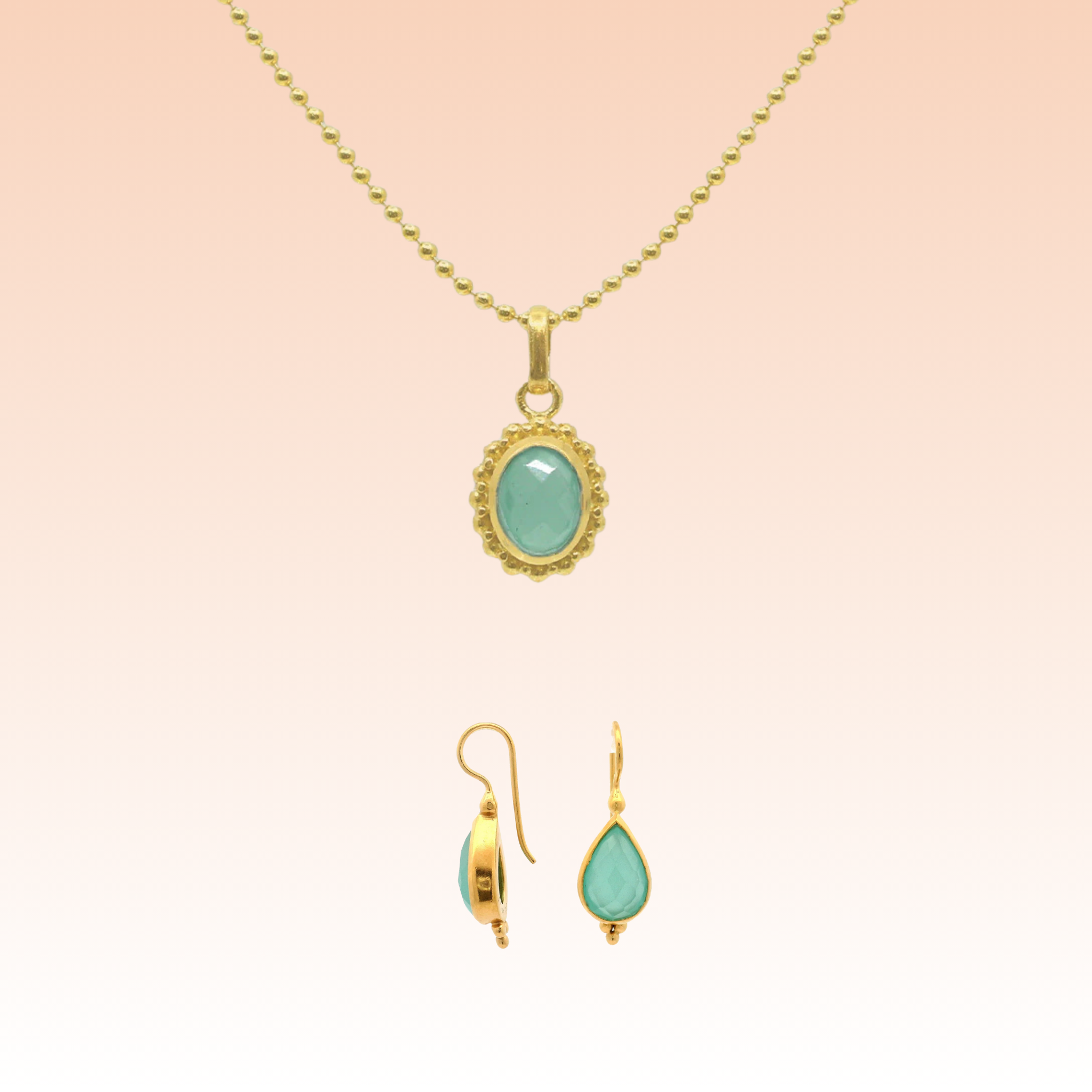 Schmuckset Chalcedon - Essential