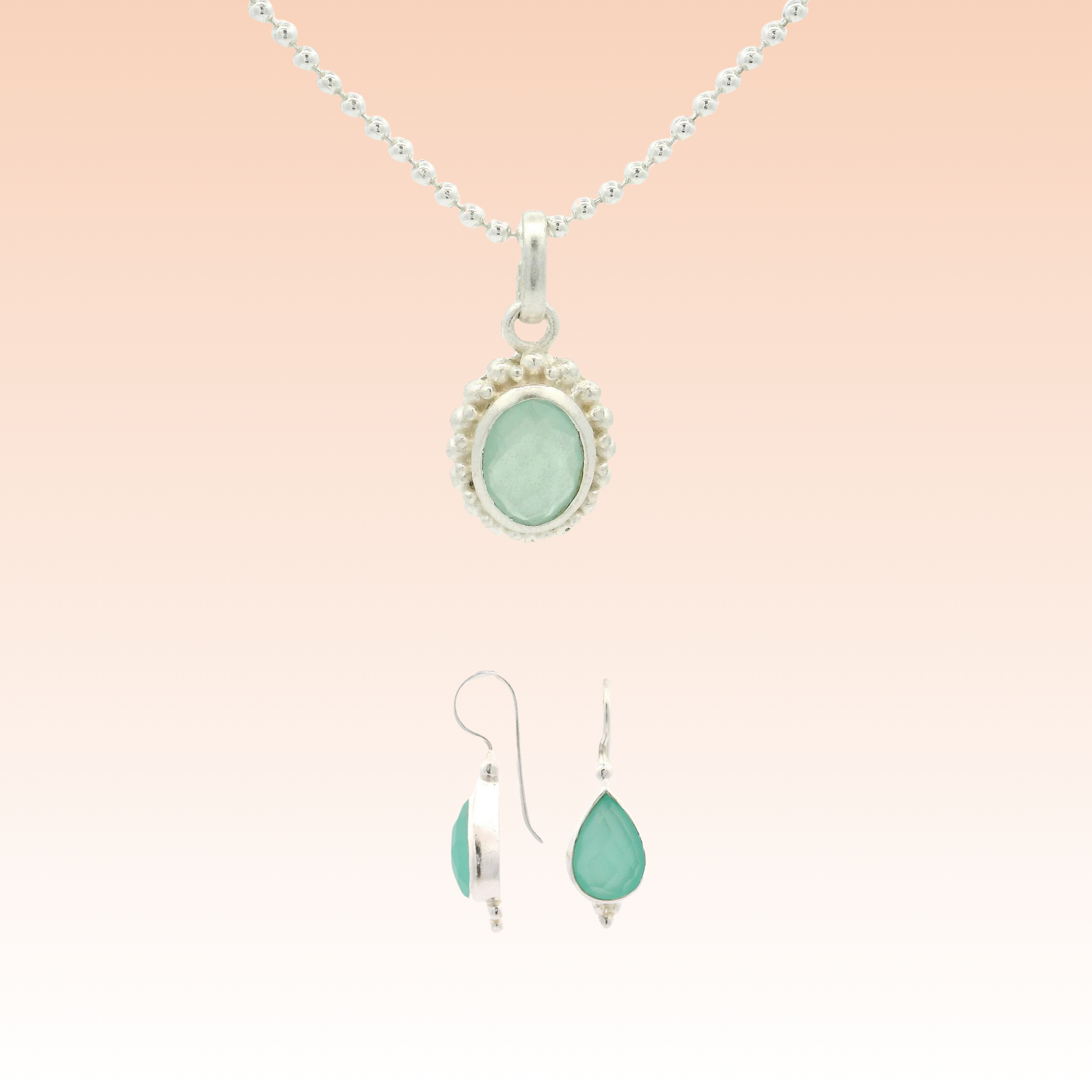 Schmuckset Chalcedon - Essential