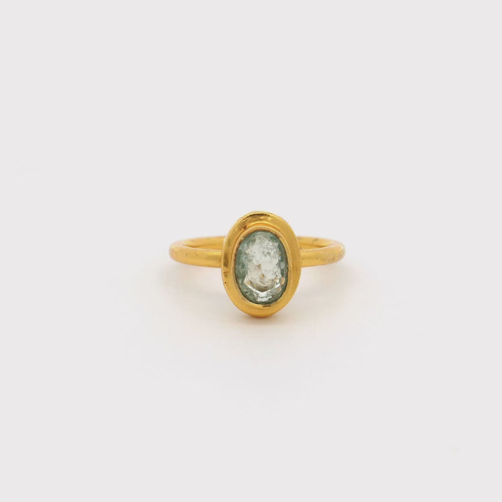 Ring Aiko Aquamarin